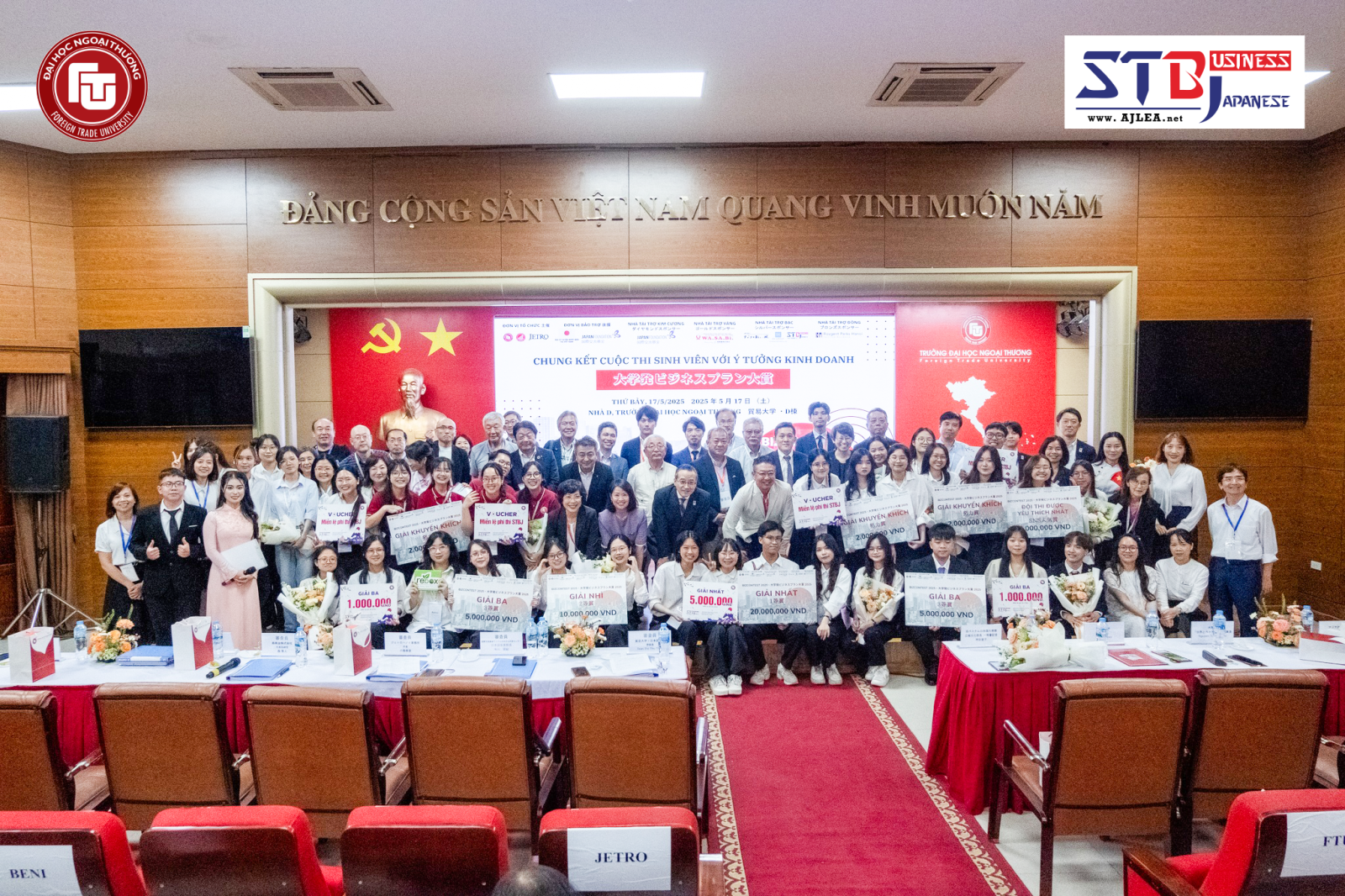 CÙNG STBJ ĐỒNG TÀI TRỢ GIẢI BIZ CONTEST 2025 TẠI ĐẠI HỌC NGOẠI THƯƠNG